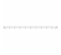 Qnhdfrt Anthracite PVC Coated Steel Wire Mesh Garden Fence, 0.8x25m
