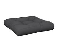 Qnhdfrt Black Polyester Pallet Cushion, 60x61.5x10 cm Seat Pad