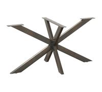 Qnhdfrt Black Powder Coated Steel Spider Table Base