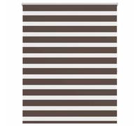 Qnhdfrt Brown Polyester Zebra Roller Shade, 120 x 175 cm