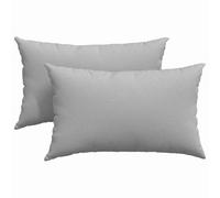Qnhdfrt Cloud Grey Rectangular Throw Pillows, 12x20 inch, 2-Pack