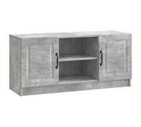 Qnhdfrt Concrete Gray Engineered Wood TV Stand (102x34.5x47 cm)