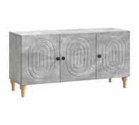 Qnhdfrt Concrete Gray Engineered Wood TV Stand