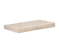 Qnhdfrt Cotton Pallet Cushion, 120x80x10cm Beige Seat Pad with Handle