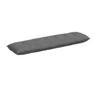 Qnhdfrt Coussin de dossier 180 x 50 cm - Grand coussin de canapé & coussin de lecture en microfibre douce - Gris foncé - Rembourrage ergonomique pour lit, canapé et salon - Avec fermeture éclair