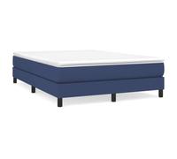 Qnhdfrt Ensemble Lit à Sommier avec Matelas et Surmatelas Bleu 140x200 cm | Solution complète de sommeil 140x200 cm pour chambre à coucher avec ressorts ensachés et surmatelas moelleux.