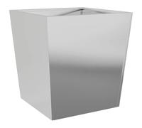 Qnhdfrt Galvanized Steel Square Garden Planter, 20x20x20 inches | Rust-resistant outdoor container designed for growing vegetables, flowers, and herbs on patios and balconies.