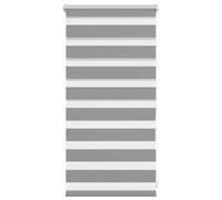 Qnhdfrt Grey Zebra Roller Blind 40x100 cm Polyester Window Shade
