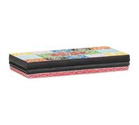 Qnhdfrt Multicolor Solid Mango Wood Floating Wall Shelf, 40x20x6 cm
