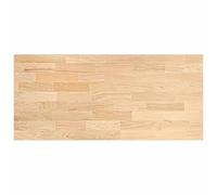 Qnhdfrt Plan de travail de cuisine, 140 x 63,5 x 4 cm, en chêne massif, rectangulaire, design moderne, robuste et durable, pour cuisine, bureau, salle à manger