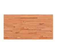 Qnhdfrt Plateau de table rectangulaire 100 x 50 x 4 cm en bois de hêtre massif laqué, design moderne, robuste et durable, pour table de bar, table d'appoint, cuisine, salon, bureau