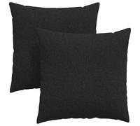 Qnhdfrt Set of 2 Black 24x24 inch Sofa Throw Pillows with Inserts