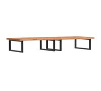 Qnhdfrt Solid Beech Wood Wall-Mounted Vanity Shelf, 150x55cm