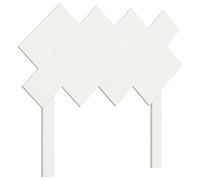 Qnhdfrt Solid Pine Wood Twin Headboard, White