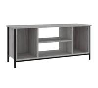 Qnhdfrt Sonoma Gray Engineered Wood and Steel TV Stand