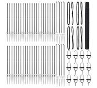 Qnhdfrt Steel and PVC Garden Fence Kit, 100m x 1.6m, Gray