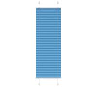 Qnhdfrt Store Plissé en Polyester Bleu 40x150 cm sans Perçage