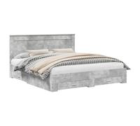Qnhdfrt Twin Bed Frame with Drawer and Engineered Wood Headboard