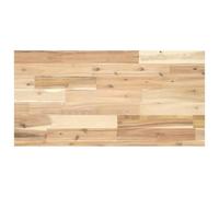 Qnhdfrt Untreated Solid Acacia Wood Floating Shelf, 60x40x4 cm