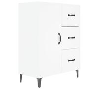 Qnhdfrt White Engineered Wood Sideboard with 1 Door and 3 Drawers
