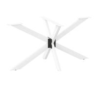 Qnhdfrt White Powder-Coated Steel Spider Table Base