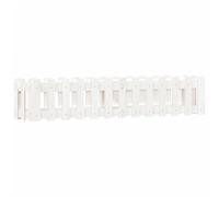 Qnhdfrt White Solid Pine Raised Garden Bed, 150x30x30 cm