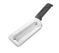 QOKLIYUI Coupe- avec Deux Lames tranchantes, Outil de Cuisine Durable et Tranchant, Couteau à, trancheur, broyeur en Acier Inoxydable, Noir