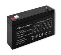 Qoltec 53072 agm battery 6v 7.2 ah