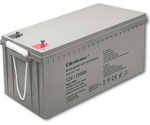 Qoltec AGM battery 12V 200Ah, max. 3000A