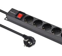 Qoltec Power strip for RACK 16A PDU,16xSCHUKO,vertical