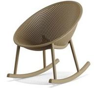 Qosy Chaise à bascule outdoor Sable x 2 Veba Beige G
