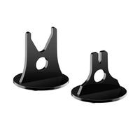 Qoukonao Support De Présentation Pour Couteaux, Stockage Pour Couteaux 2 Pièces Anti-Dérapant, Support en Acrylique Transparent pour Présentation, Pour Fête Cuisine Bureau Dessus de Table Maison