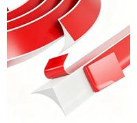 QOXEZY Bordure murale autocollante imperméable demi-pouce | Cette garniture d'angle interne imperméable offre une finition soignée dans les espaces restreints sans avoir besoin d'outils