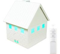 QOXEZY Diffuseur d'arômes pour mini maison, avec 7 couleurs LED, USB, silencieux, taille compacte, fonction de synchronisation, aromathérapie, pour petits espaces de bureau (C)