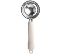 QOXEZY Ensemble d'ustensiles de cuisine en acier inoxydable avec poignées ergonomiques en silicone, batteur à œufs, ouvre-boîte, presse-purée, roulette à pizza, pour la préparation quotidienne, outils