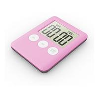 QOXEZY Horloge murale numérique LCD pour salle de bain ABS 7 x 5,3 cm | Dotée d'un écran LCD clair et d'un bouton de contrôle simple, cette horloge de salle de bain compacte garde vos routines bien
