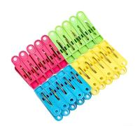 QOXEZY Lot de 20 pinces à sachets pour cuisine et maison - Pour sceller en toute sécurité la farine, les frites, les sacs à biscuits - Conçus pour remplacer les élastiques en caoutchouc avec une