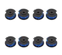 QOXEZY Lot de 8 bobines et fil pour débroussailleuse Lawnmaster CLGT2410 CLGT2412 CLGT2425S-01 - Ligne de 0,5 mm x 6 m pour un entretien efficace de la pelouse