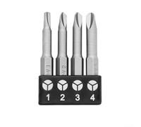 QOXEZY Lot d'embouts de tournevis de forme spéciale de 50 mm avec tige hexagonale de 6,35 mm en Y U trois pointes pour réparation de jouets électroménagers, démontage et installation perceuse