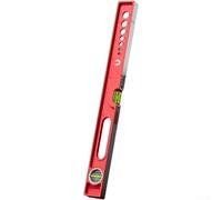 QOXEZY Outil de niveau de précision en fonte d'aluminium 50 cm - Base magnétique pour jauge à bulle pour alignement vertical horizontal - Amélioration de la maison (500 mm)