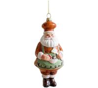 QOXEZY Pendentif Sapin de Noël en Plastique Cookie Chef Marron