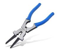 QOXEZY Pince à souder de 20,3 cm, acier à haute teneur en carbone 45 | En acier 45# à haute teneur en carbone avec une poignée en caoutchouc antidérapant bicolore pour une prise en main sûre et