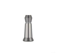 QOXEZY Porte-filtre à expresso en aluminium de style italien, pour un tassage de précision avec poignée ergonomique, pour café barista, accessoires pour usage domestique et professionnel (argent)