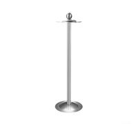QOXEZY Repose-cuillère et porte-ustensiles de cuisine en acier inoxydable avec design élégant, facile à nettoyer, pour table de cuisine et de salle à manger