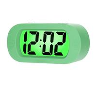 QOXEZY Réveil numérique grand écran LCD de voyage Snooze Veilleuse | Ce réveil numérique compact dispose d'un grand écran LCD et d'un rétroéclairage doux pour une lecture simple la nuit.