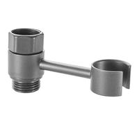 QOXEZY Support rotatif en acier inoxydable pour WC sans perçage | Ce support rotatif permet un positionnement flexible de votre spray WC sans endommager les murs de la salle de bain.