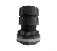 QOXEZY Vanne de vidange pour filtre à sable de piscine de 5,1 cm, plastique ABS, double fonction d'évacuation et drainage, pour filetage standard de 5,1 cm, pour l'entretien du réservoir de filtre à