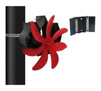 QOXEZY Ventilateur mural magnétique pour poêle à bois | Ce ventilateur alimenté par la chaleur fait circuler l'air chaud des brûleurs à bois sans électricité pour améliorer