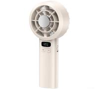 QOXEZY Ventilateur portatif rechargeable 2026, 120 vitesses de vent, sensation de refroidissement de glace, ultra silencieux en dessous de 36 dB, affichage numérique intelligent, pour la maison, le