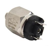 QPM11-NC/QPM11-NO Pressostat réglable avec buse à filetage mâle 6,35 mm, en acier inoxydable, convient pour les applications d'air, protection IP54 (QPM11-NC 9,7 mm)